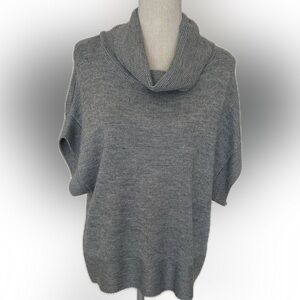 GrayLarge drop shoulder sweater